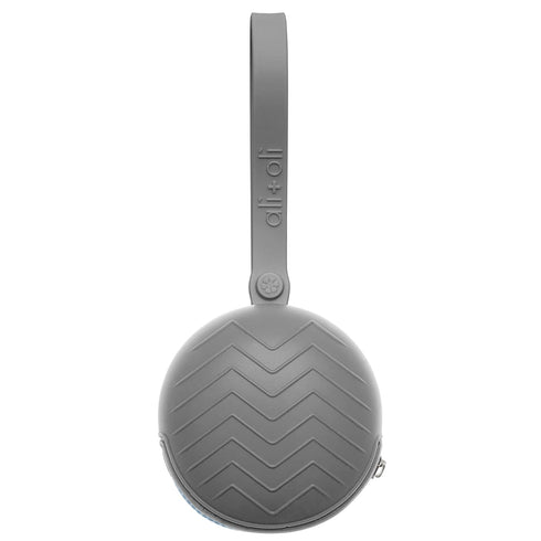 Ali+Oli BPA-Free Silicone Pacifier Holder Case (1-pk) - Newborn Travel Baby Pacifier Pouch, Grey