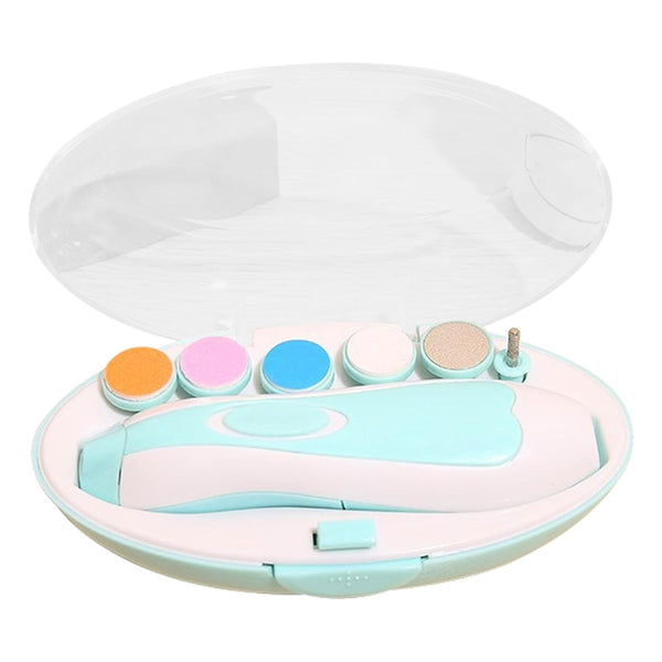 Baby Electric Nail Trimmer, Infants Nail File LED Baby Nail File Electric