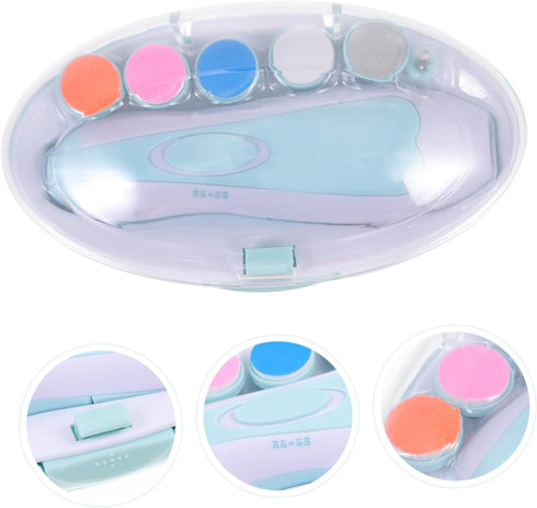 Trimmer Abaodam Boy Girl's Electric Manicure Tool Nail File Ergonomic for Boys and Girls