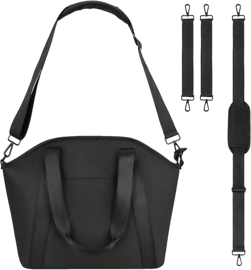 Generic Stroller Diaper Bag - Waterproof Supplies Storage, Mom Bag Milk Bottle Holder, Large Capacity Tote | Wet Wipes