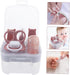 Set Abaodam Newborn Nail Clipper Grooming Kit Scissors Nail File Boy Girl Care Tools for Boy Girl Pink