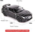 BDTCTK 1/36 Scale GTR R35 Supercar Model Toy - Zinc Alloy Die-Cast Pull Back Vehicle for Kids 4-6 Years Old (Black)