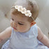Baby Girl Floral Headband Nylon Flower Crown Elastic Hairband 3pcs Hair Accessories Gift for Girls (33#)