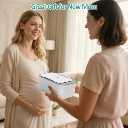 3-Level Chefhandy Baby Wipe Warmer, Temperature Control, Silent & Even Heating, Large Capacity Wipes Dispenser
