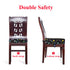 Dining Chair Heightening Cushion, Portable Adjustable Highchair Booster for Baby Toddler Kids, Washable Seat Pad (Black