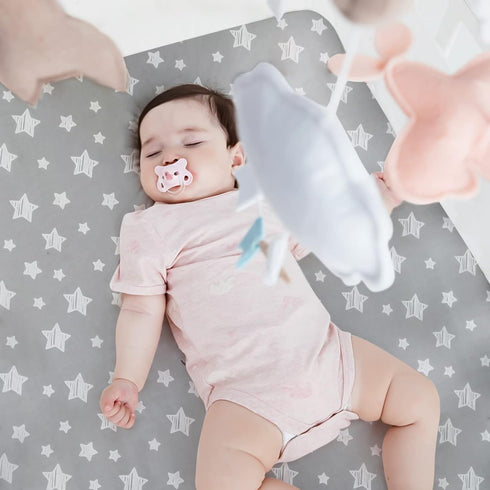 4 Pack, Crib Sheets for Boys or Girls Fitted Crib Sheet for Standard Size Crib and Toddler Mattresses, Soft