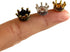 Dollhouse Mini Crown - Metal Miniature Crown Accessories for Dolls (5PCS)