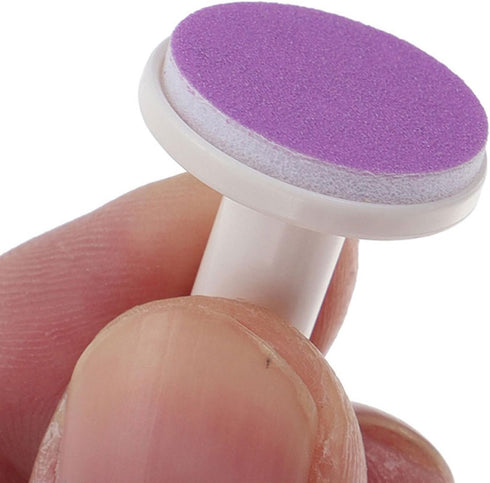 HONITANO 24pcs Trimmer Baby Nail File Replacement Pads: Electric Nail Grinding Heads for Standard Baby Fingernail