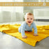 3 Pack 47x47 Inch Muslin Swaddle Blankets for Baby Boy - Large Receiving Blankets, Soft Breathable Cotton Nursery
