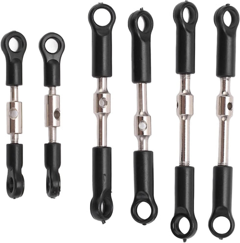 RC Tie Link Rods Set, Steering Linkage Rod for RC Car, Tie Rod Set for WLtoys 144001 144002 Remote Control Cars