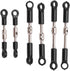 RC Tie Link Rods Set, Steering Linkage Rod for RC Car, Tie Rod Set for WLtoys 144001 144002 Remote Control Cars