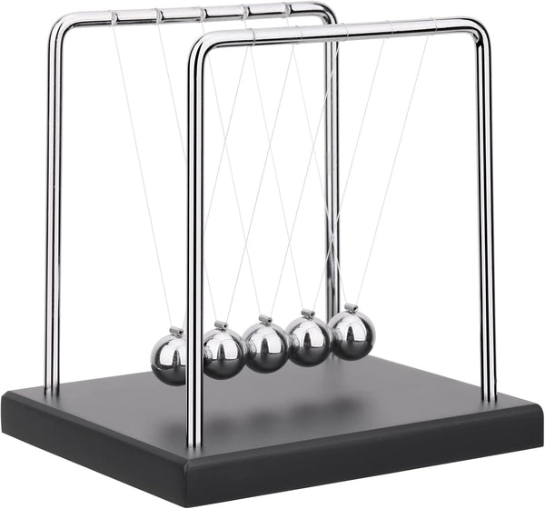 Newtons Cradle Balance Balls, Science Physics Gadget Desktop Decoration Kinetic Motion Toy