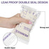 400 Count 7 oz Newwiee Breastmilk Storage Bags Leak Proof Double Zipper Seal Breast Milk Storing Bags Self Standing