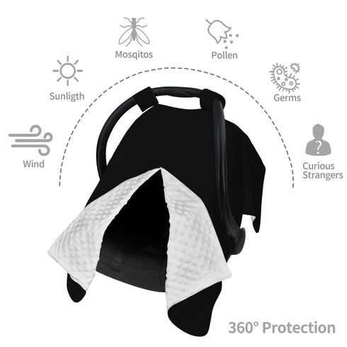 Zhbvncp Grizzly Bear Art Baby Car Seat Cover & Breastfeeding Nursing Cover - Breathable Stretch Fabric Multi-Use