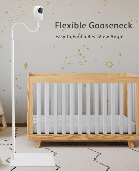 Baby Monitor Mount Floor Stand | 67" Adjustable Height Compatible with Nanit Pro, Owlet, Infant Optics DXR-8 Pro,
