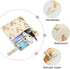 Haskirky 2 Farm Chickens and Floral Pcs Cloth Diaper Wet Dry Bags,Waterproof and Washable Bag for Travel Reusable Wet