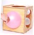 Toyvian Box Balloon Hole Sizer, Collapsible Measuring Tool for DIY Balloon Sizes, Wooden Foldable Measurer