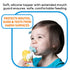 100% 6 2 Packs Soft Sip Baby Food Pouch Topper Plus Travel Case - Baby Led Weaning - Silicone, Dishwasher-Friendly