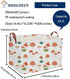 DDBASKET Kids Basket Mushroom Baskets Boys and Girls Basket Rectangular Cute Storage Bin for Room Decor(Mushroom)