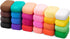 Exptolii Air Dry Clay 24 Colors, Modeling Clay for Kids, DIY Molding Magic