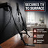 1 Pack QuakeHOLD! Universal Flat Screen TV Safety Straps, Nylon Anti-Tip Adhesive Straps, Earthquake Protection