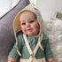 Anano Realistic Newborn Baby Dolls - 20 Inch Silicone Weighted Reborn Baby Doll with Green Outfit