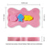 HALLO Soft Infant Bath Sponge, Skid Proof Baby Bath Mat, Newborn Odor Free (Pink)