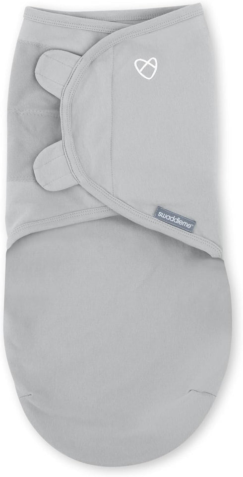 100% 0-3 1.0 3-Pack, SwaddleMe by Ingenuity Original Swaddle, Cotton, Improves Sleep & Calms Startle Reflex, Months