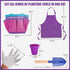 15 PCS Kids Gardening Tool Set with Wheelbarrow, Flower Pot, Storage Bag, Rake, Fork, Shovel, Apron for Outdoor Play