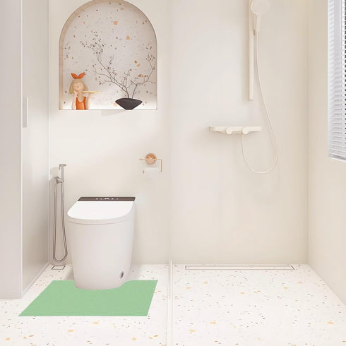 SYMHHA Training-25 Pack,24" 22" Green Disposable Toilet Mats for Clean and Hygienic Bathroom,Upgraded Disposable Toilet