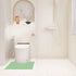 SYMHHA Training-25 Pack,24" 22" Green Disposable Toilet Mats for Clean and Hygienic Bathroom,Upgraded Disposable Toilet