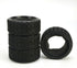 1/10 RC Car Racing Flat Run Sponge Insert Rubber Tyres 68mm for 1:10 RC On Road Car