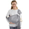 Water Ring Sling Baby Carrier, Adjustable Lightweight for Summer, Pool, Beach, Infant Wrap Carrier (Light Grey)