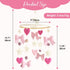 Baby Mobile for Crib Pink Bow Baby Crib Mobile for Girls Handmade Coquette Bow Nursery Decor for Infant Bedroom Hanging