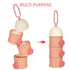 Accmor 3 Formula Dispenser On The Go, Layers Stackable Formula Container to Go, Non-Spill Portable Milk Powder Baby