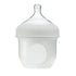 Boon Nursh Reusable Silicone Baby Bottle with Collapsible Silicone Pouch Design -