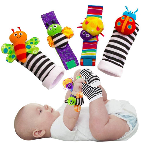 Baby Infant Rattle Socks Toys for 3-6 to 12 Months, Learning Toy for Girl and Boy