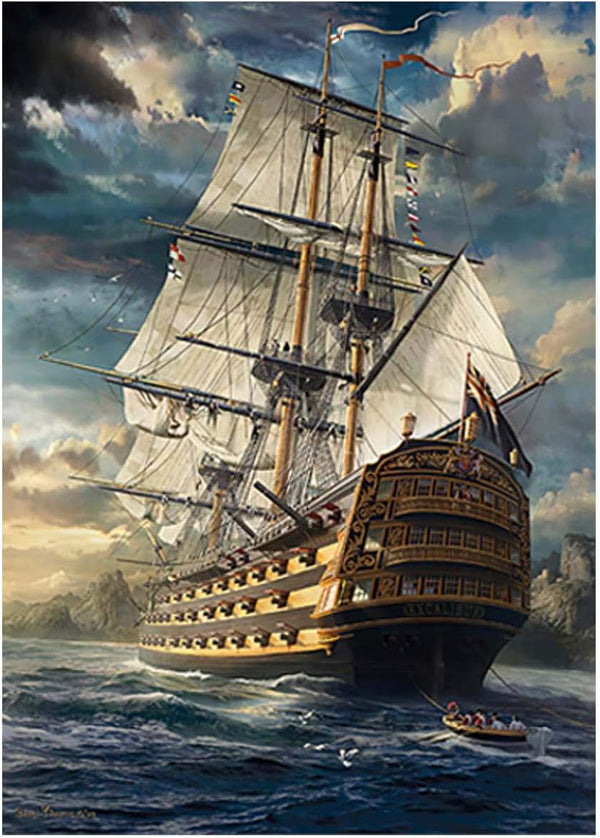 1000 Piece Jigsaw Puzzle - The Great Voyage for Adults and Kids - Educational Toys