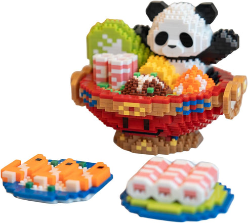 QMEAKMONY Mini Building Blocks Panda Sets, Cute Micro Mini Panda Bricks for Adults, Perfect Party Favors (2236 PCS)
