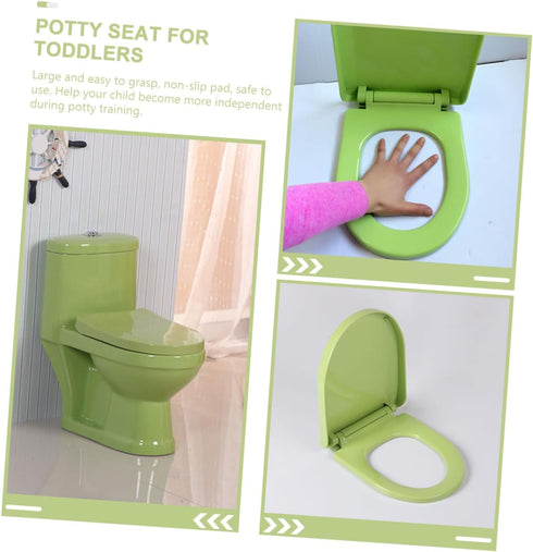 Potty Training Seat for Toddlers Comfortable Shaped Toilet Seat - Pad Lightweight and Easy to Install for Indoor