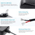 BestCH MBP34 MBP34BU AC Adapter for Motorola Wireless Video Baby Monitor DC Power Supply Cord Charger