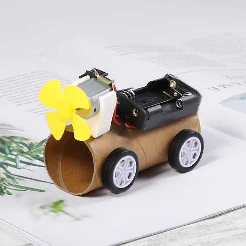Sntieecr 6 Set 131 PCS DC Motors Kit, Mini Electric Motor 1.5-3V 15000RPM with Plastic Gears for Kid DIY STEM Project