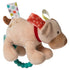 Taggies Soft Baby Rattle, 6-Inches Buddy Dog with Teether Ring