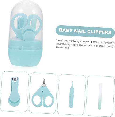 Set Trimmer Toyvian Baby Nail Clipper for Newborns Nail Storage Box Infant Grooming Kit for Babies and Toddlers