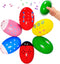 jhwsxtek 6 Pack Easter Basket Stuffers, Eco-Friendly Woode Percussion Musical Shaker, Toddlers Stocking