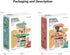 Kitchen Playset Pretend Food Kit by Serena&Jewel - 53 PCS Toy Accessories Set with Real Sounds & Light, Blue