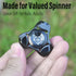 FREELOVE Metal Fidget Spinner for Adults, Stainless Steel Heavy Spinning Toys, Small Mini Fox Hand Gyro, Bearing