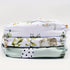3 3 pcs Hook and Loop Fasteners Design Baby Reusable Cloth Diapers with Microfier Inserts (Animals Prints)
