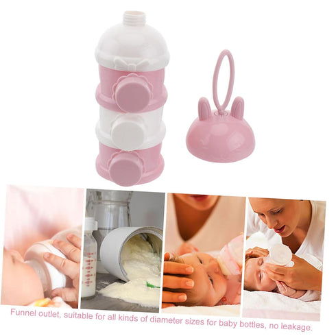 Large Capacity Portable Milk Powder Storage Container with Funnel