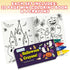 24 Pack 24 96 ArtCreativity Halloween Mini Coloring Book Kits for Kids Includes Small Coloring Books and Crayons